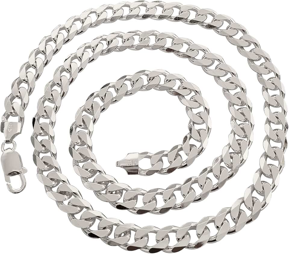 Amazon.co.uk mens heavy silver chain