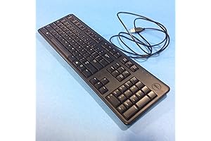 Dell KB212-B Wired Ergonomic Keyboard for Optimal Comfort