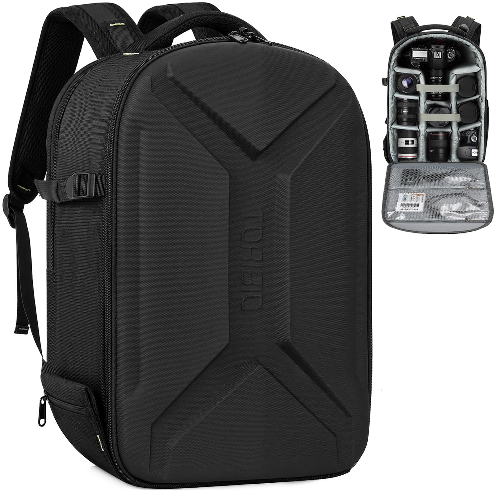 TORIBIO Hardshell Camera Backpack