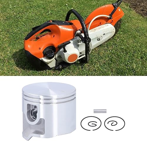 Miniatura 4 de Fdit Kit de pistón y pistón, conjunto de pistón y pistón de 1.969 in compatible con sierras de corte TS410 TS420, piezas de repuesto para 4238 030