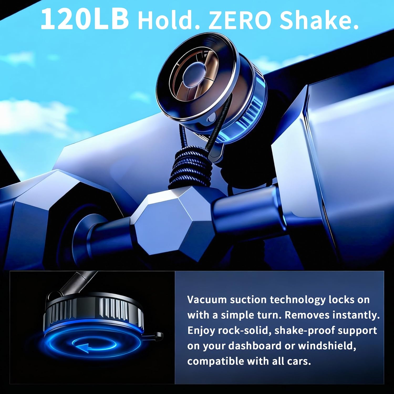 RayLink MagSafe Magnetic Car Phone Holder Bundle