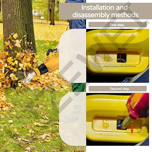 Miniatura 6 de Boquilla de secado de coche para soplador de hojas DEWALT 20V MAX XR DCBL722B DCBL722P1, 8 pulgadas de largo (fácil instalación)