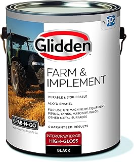 Glidden Farm & Implement Alkyd Enamel Interior/Exterior Paint for use on...