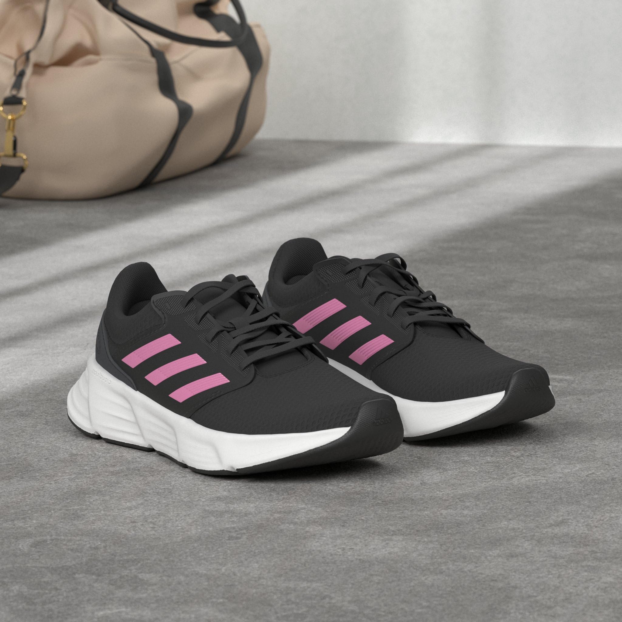 adidas Femme Galaxy 6 Shoes, core black/bliss pink/carbon, 38 EU
