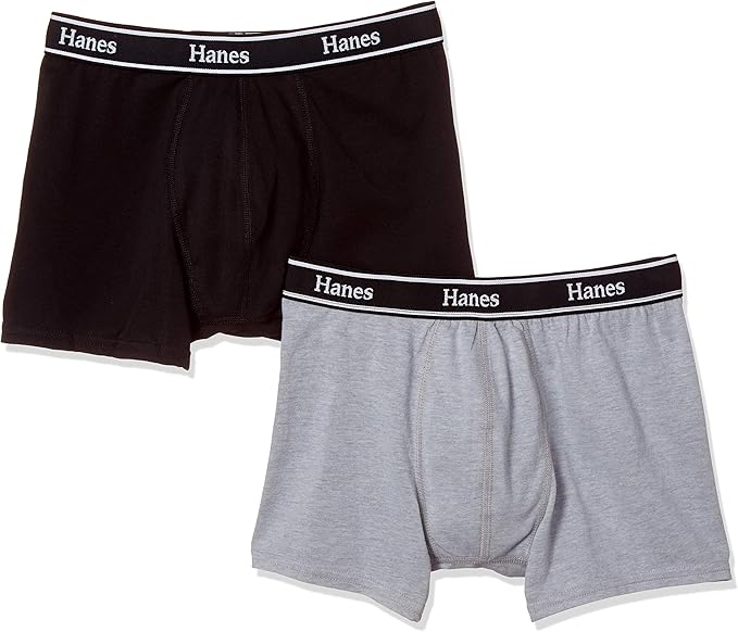 Amazon.co.jp Hanes HM6EG702 Men's Boxer Shorts, Set of 2