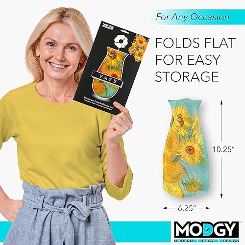 Miniatura 6 de MODGY Florero extensible de plástico decorativo moderno para centros de mesa de flores, decoración de mesa de comedor, sala de estar, baño, oficina,