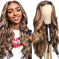 Vista 16 de Peluca de encaje frontal de cabello humano ondulado, 13x4, predepilada con abuelitos, 100% cabello humano para mujeres de piel negra, 150%