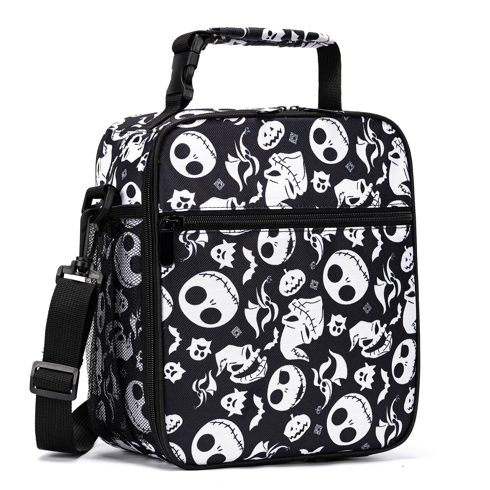 Skull Insulated Lunch Bag Lunch Box Lunch Tote Back Lunch Bags Picnic Travel Work Lunch Pack