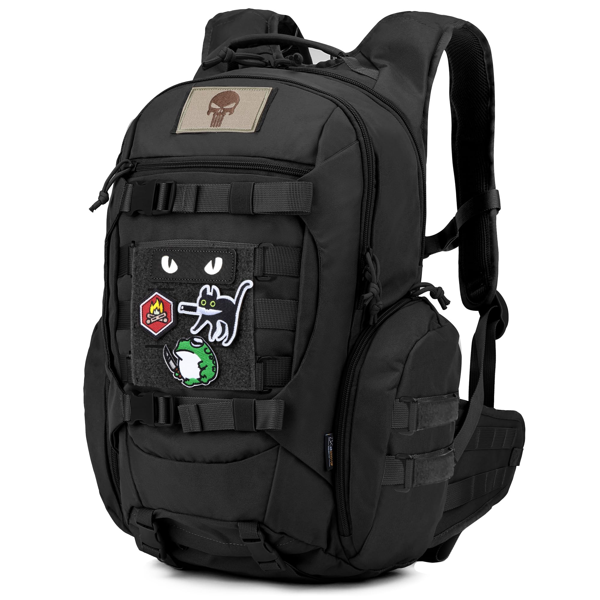 Mardingtop Plecak taktyczny 28 l, plecak trekkingowy, plecak outdoorowy, na kemping, wędrówki, podróże