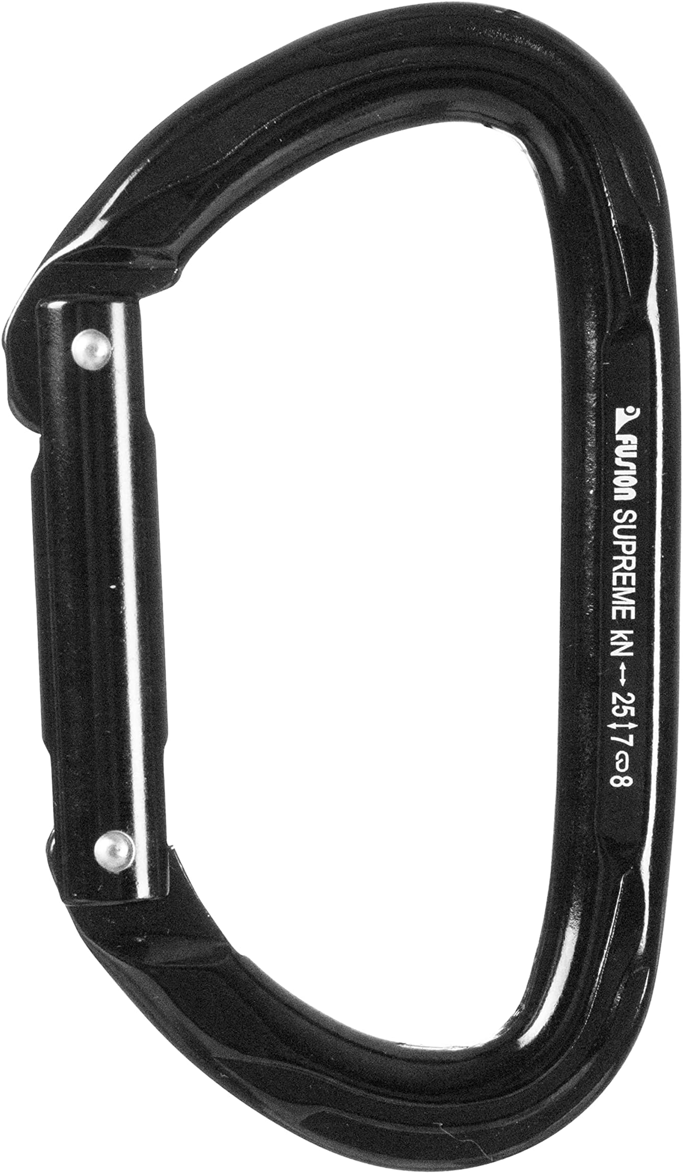Bent Gate Carabiner, Aluminum