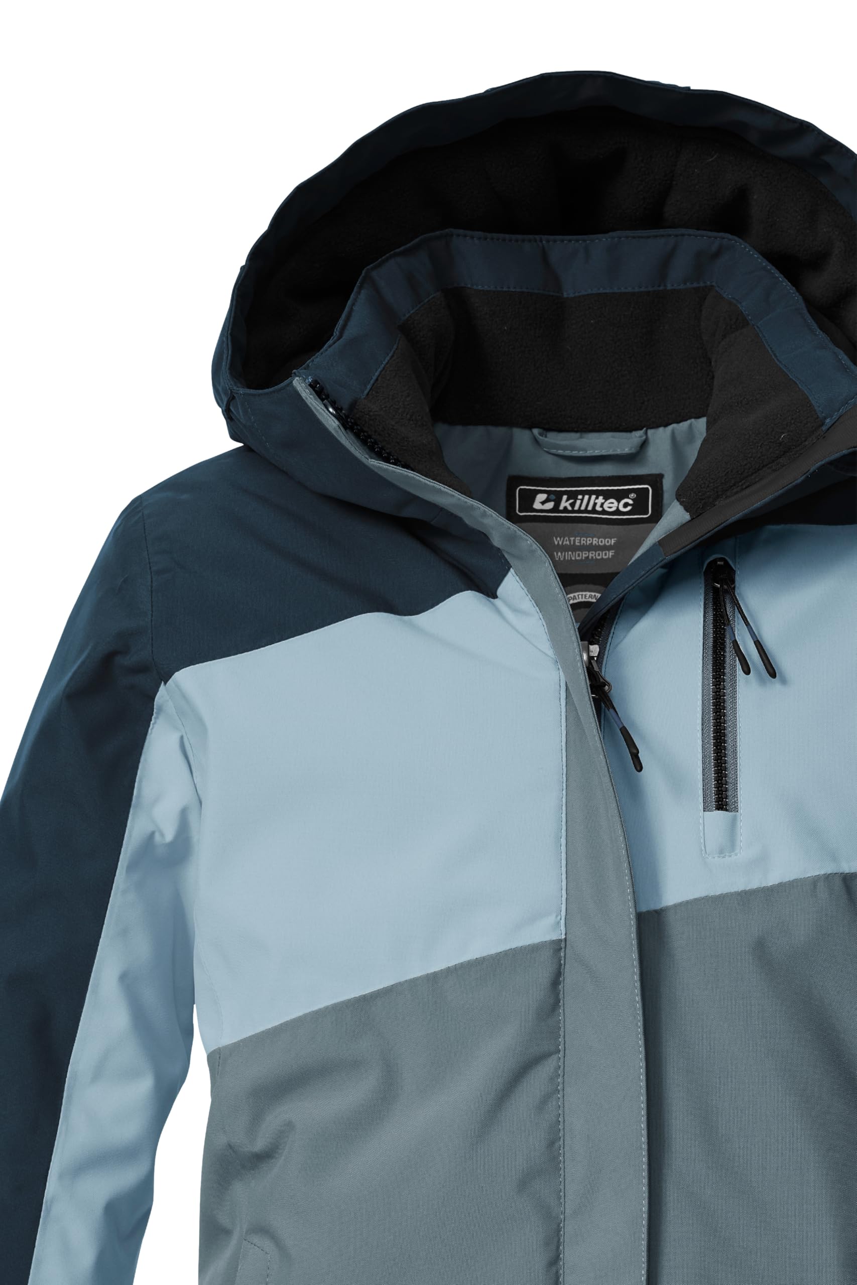 Killtec Mädchen Kow 218 Grls Jckt Funktionsjacke/Outdoorjacke mit Kapuze und Schneefang