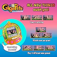Vista 4 de Giga Pet - Mascota virtual para niños de 5 años en adelante, edición de coleccionista mejorada de los años 90, cuidado de animales para niños