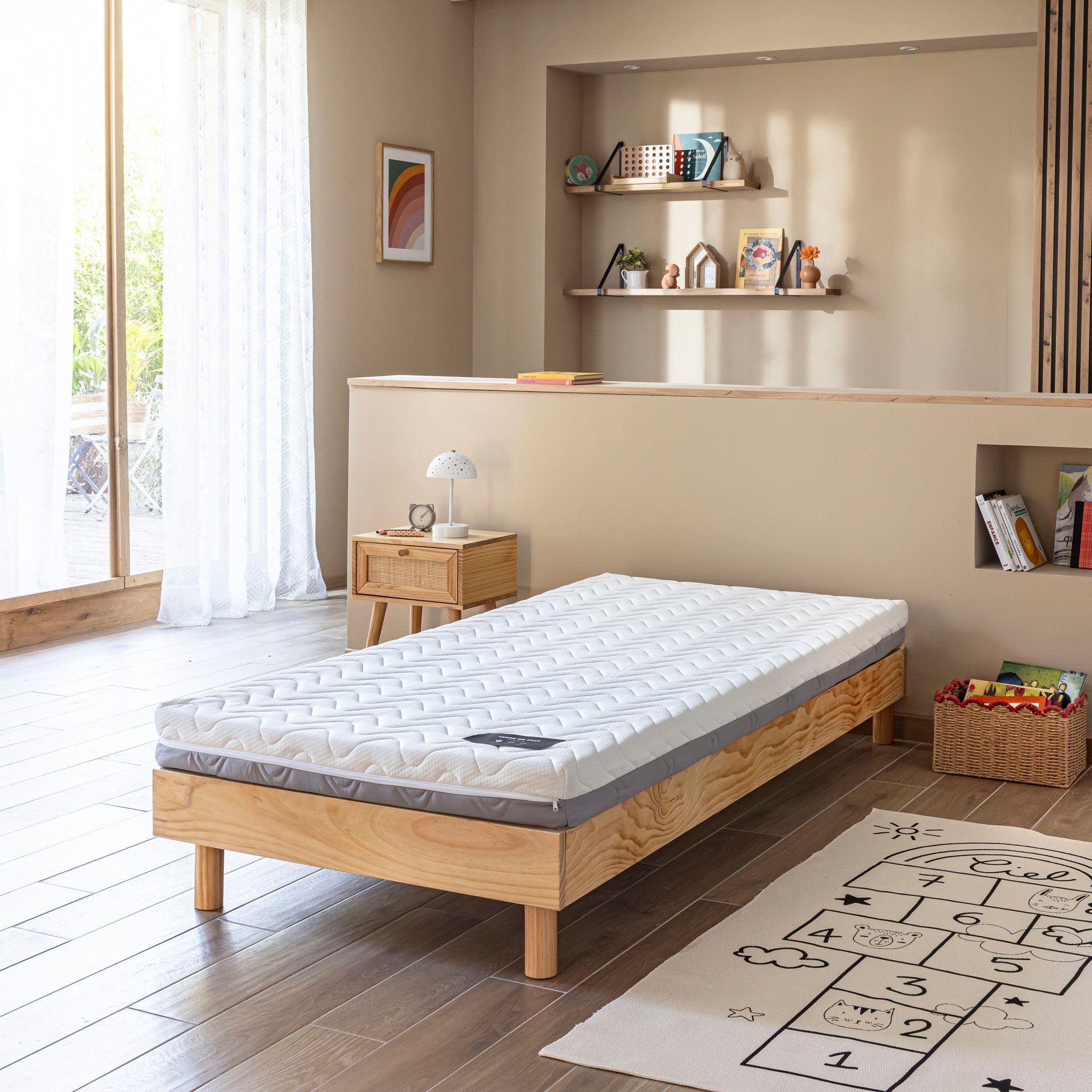Terre de Nuit Matelas Mousse 12 cm - Tranquillité 2.0-​80x190
