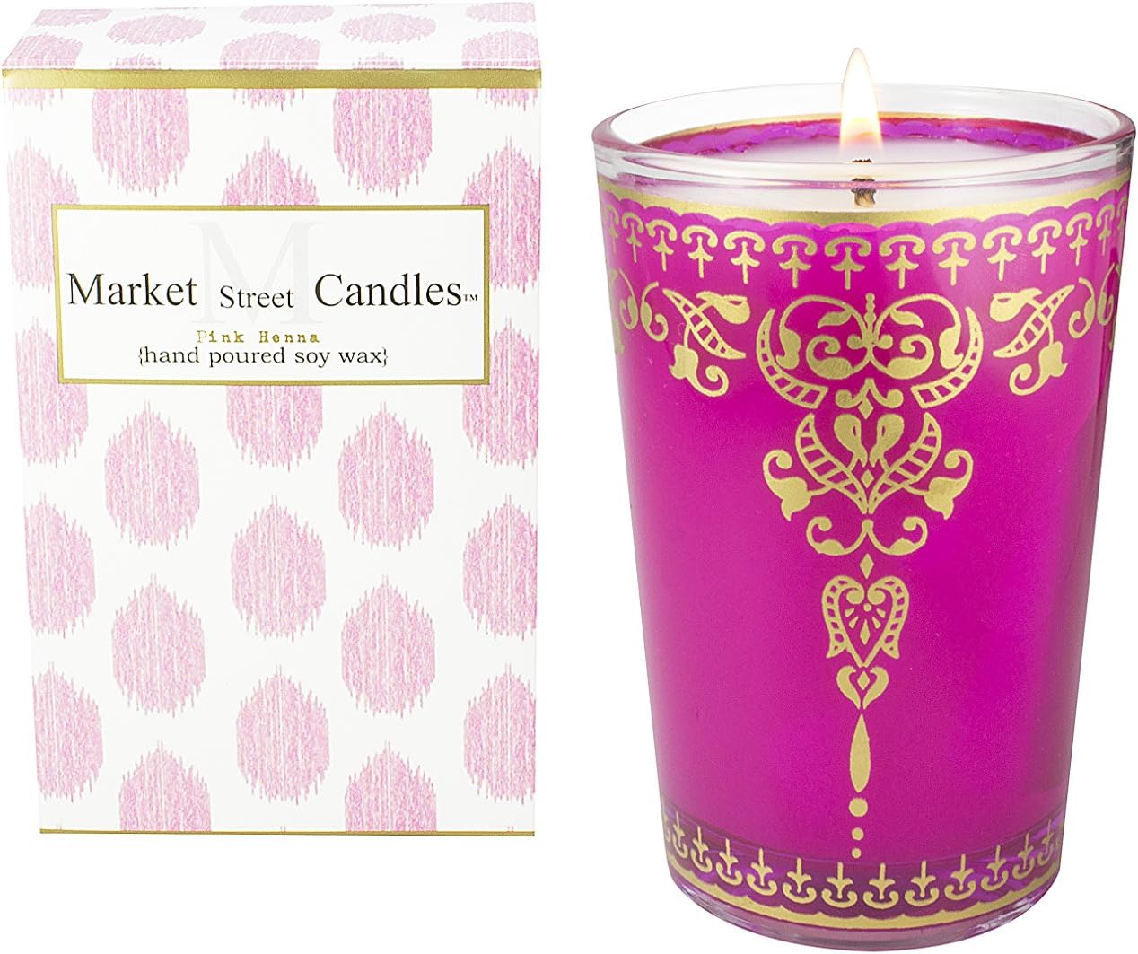 Market Street Candles Moroccan Citronella Scented Soy Wax