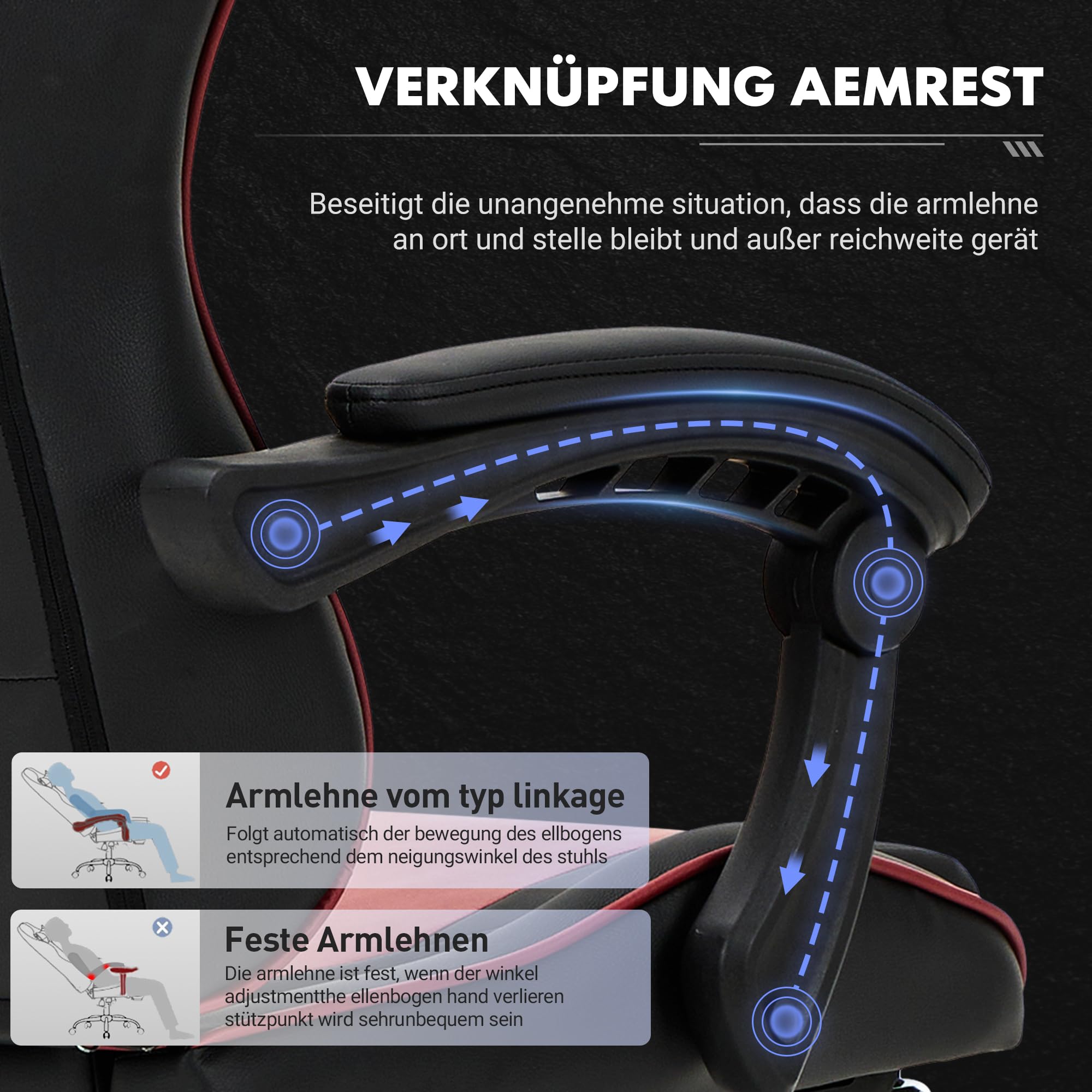 Colamy Gaming Stuhl – Bild 7