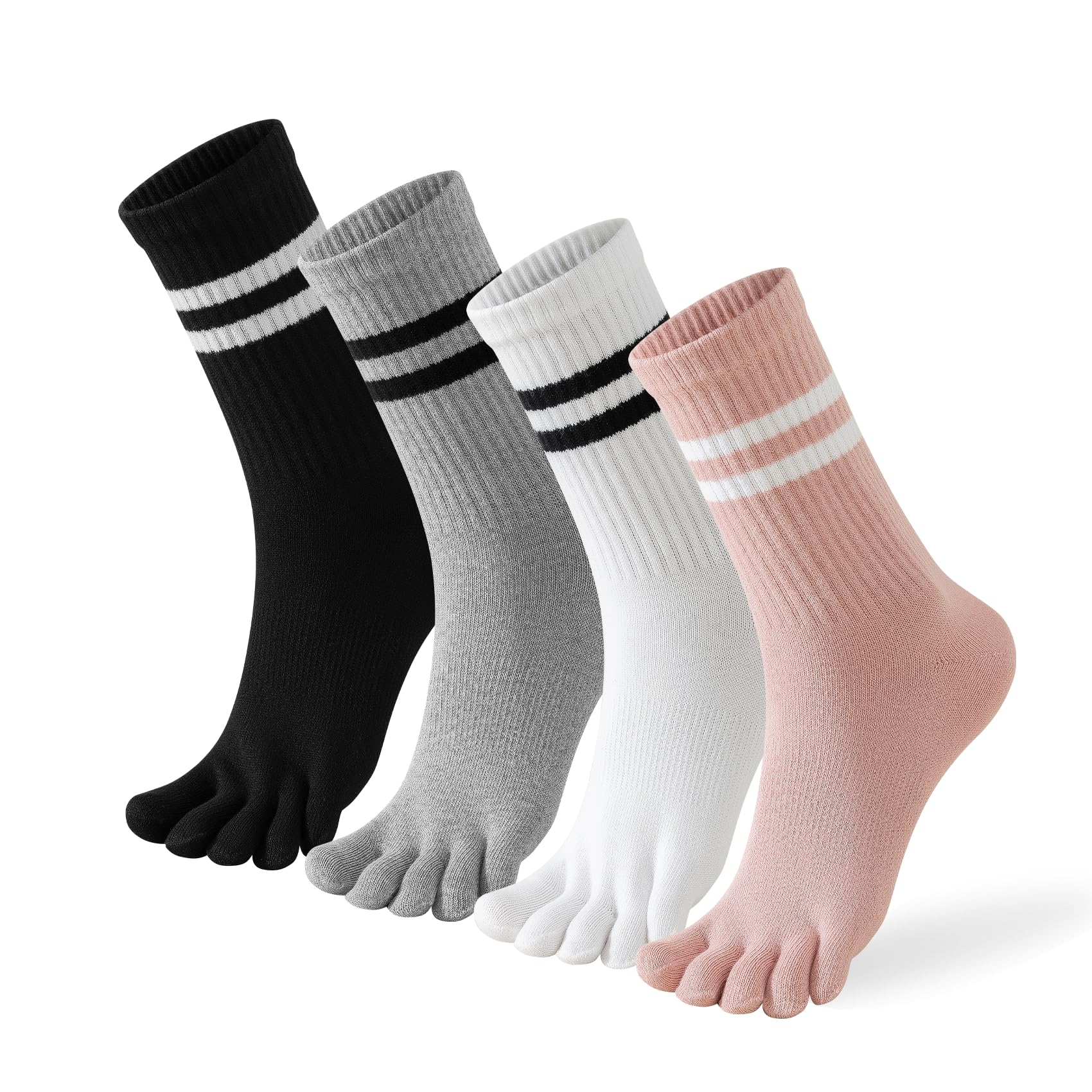 CIENCHENSOX Toe Socks Women Crew