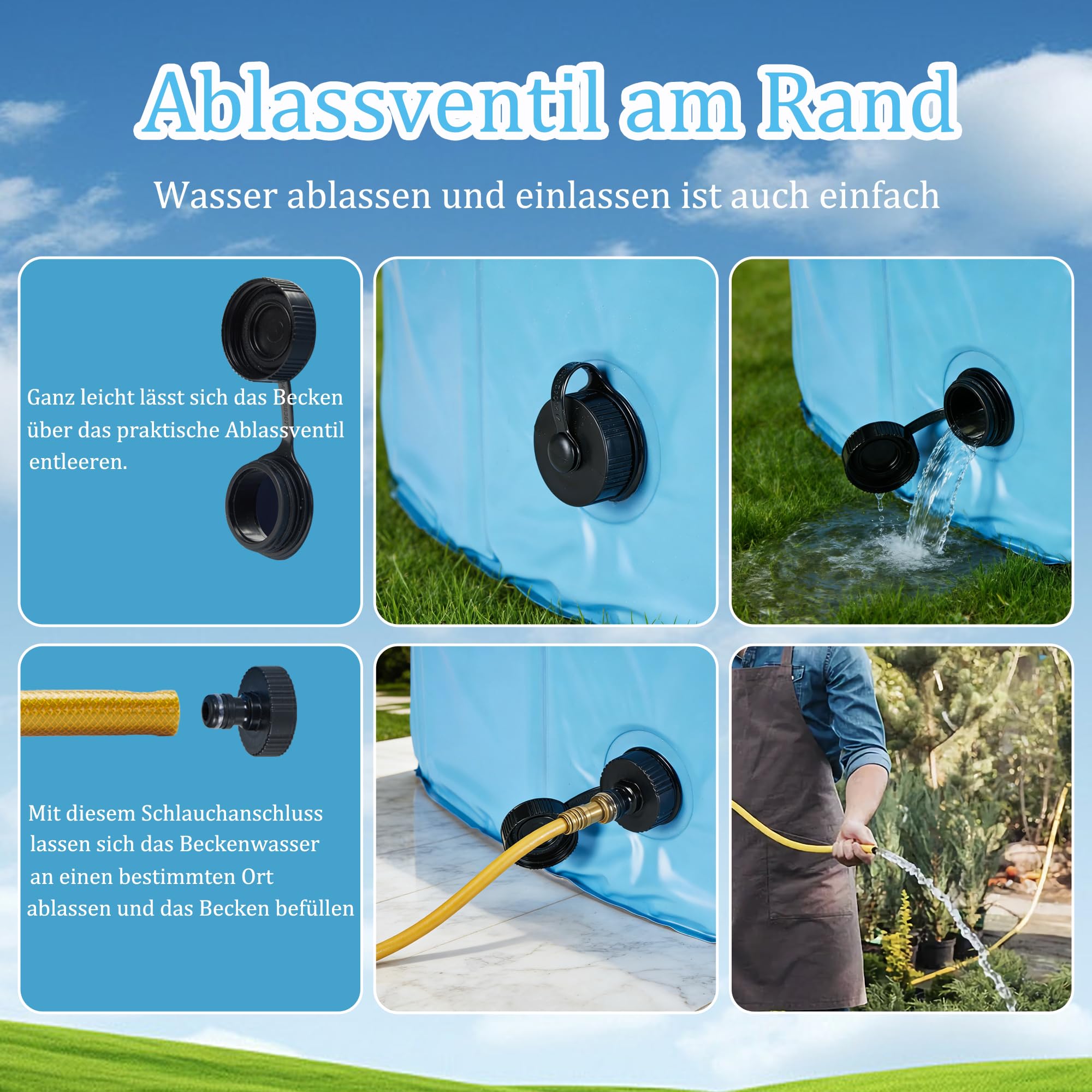 Faltbare Hundepool, nutzbar als Hundeplanschbecken Hundebadewanne Swimmingpool oder Bällebad für Klein Große Hunde, 160x30cm
