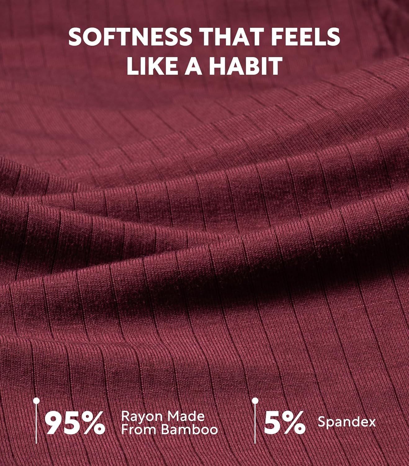 DAVID ARCHY Mens Pajama Pants Bamboo Rayon AirWeave Knit Lounge Pants, Soft Comfy Sleep Bottoms Lightweight PJs 2 Pack - Image 2