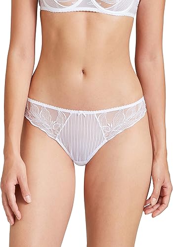 Aubade Tanga Fleur De Tattoo para mujer, Rouge Ecrin