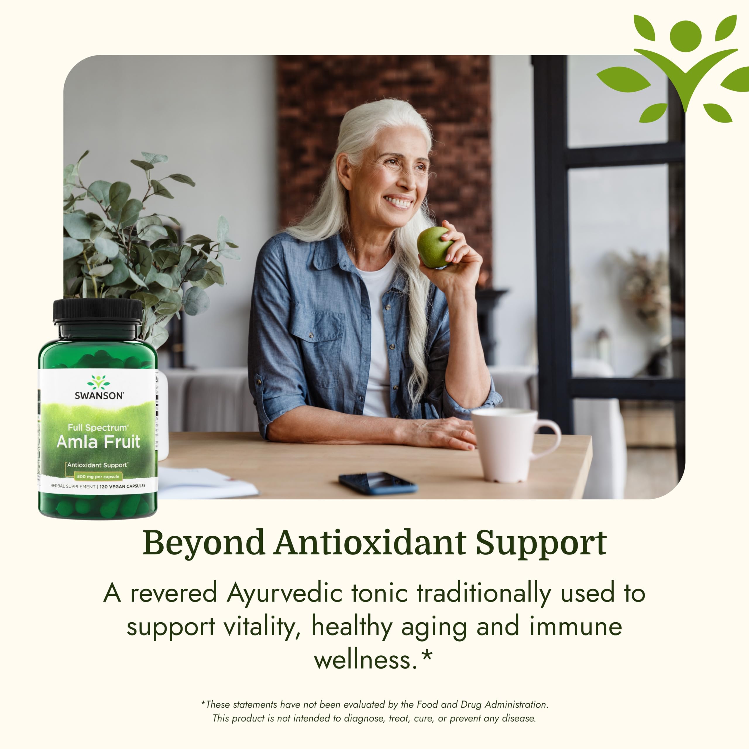 Swanson Full Spectrum Amla Fruit, 500 mg, 120 Capsules — Amazon image 5