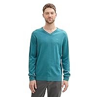 Tom Tailor Maglione da Uomo, 36299 - Melange di tè Brillante