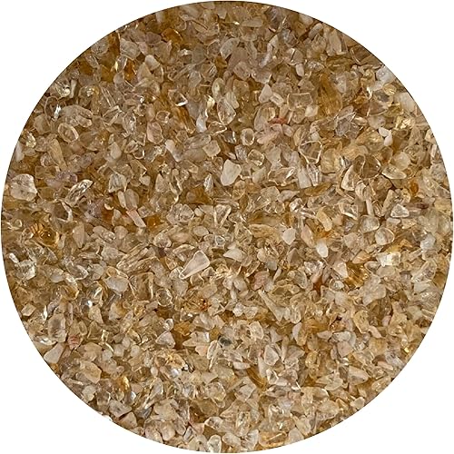 Miniatura 73 de GAF TREASURES Chips de piedras preciosas semidoradas de 0.5 libras, con diseño de ojo de tigre dorado, mini cristales triturados con ojo de tigre