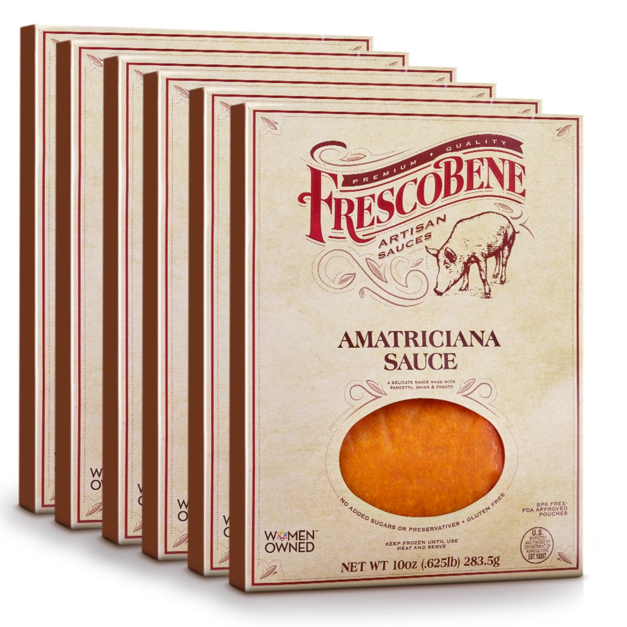 FRESCOBENE ARTISAN SAUCESAmatriciana - 10oz. (6-pack)