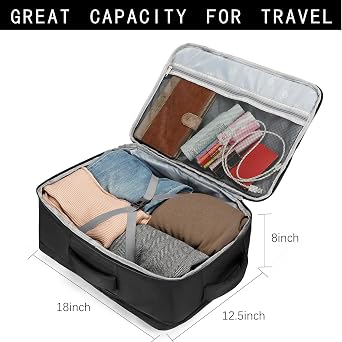 SHRRADOO Travel Backpackfor Women Men, with Storage Cosmetic Bag Set 3pcs | TSA Overnight Bags, 40L Personal Item Travel Bag, Fits 17 Laptop, Airline Approved Carry On Luggage