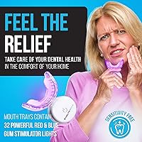 Vista 2 de Gum Light, 32 LED Red & Blue Light Gums Sensitive Support and Teeth Whitening Accelerator