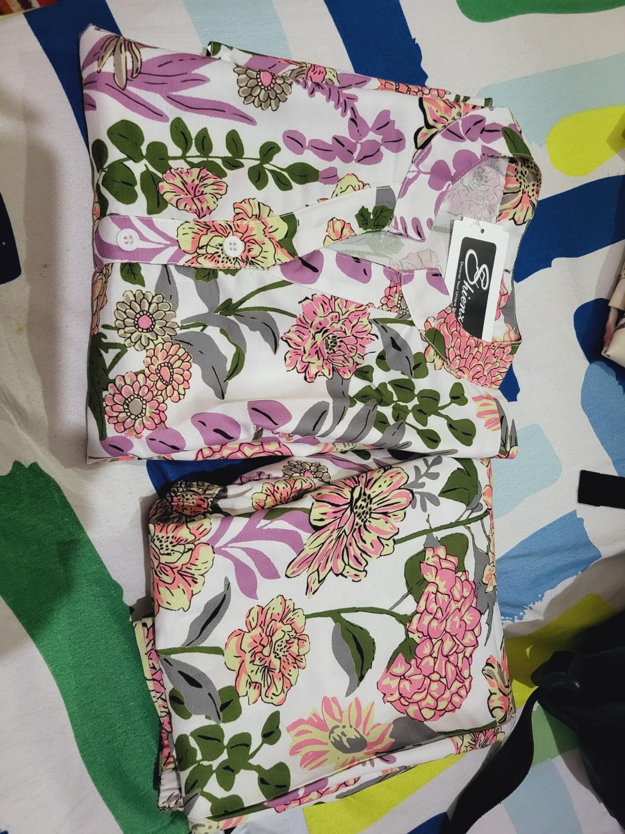 Girls' Floral Pastle Yellow Coordinate Set main image 1
