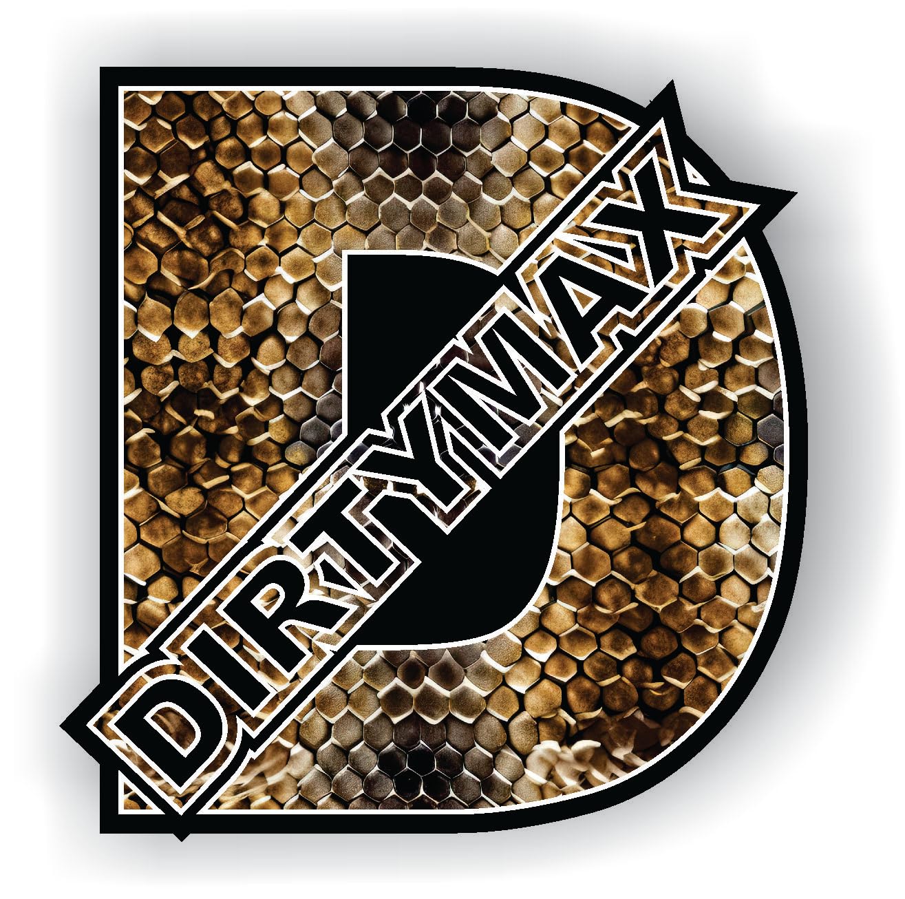Dirtymax D Duramax Snake Print Full Color Decal Sticker Turbo Diesel 6.6 Crew Cab Soot Def Snake