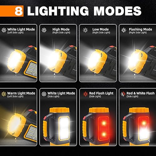 Miniatura 2 de Linterna solar recargable, 8 modos de luz, batería de 2000 mAh, 3000 lúmenes, USB LED, linterna de mano, linterna multifunción para foco de