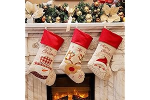 WEWILL Vintage Christmas Stockings