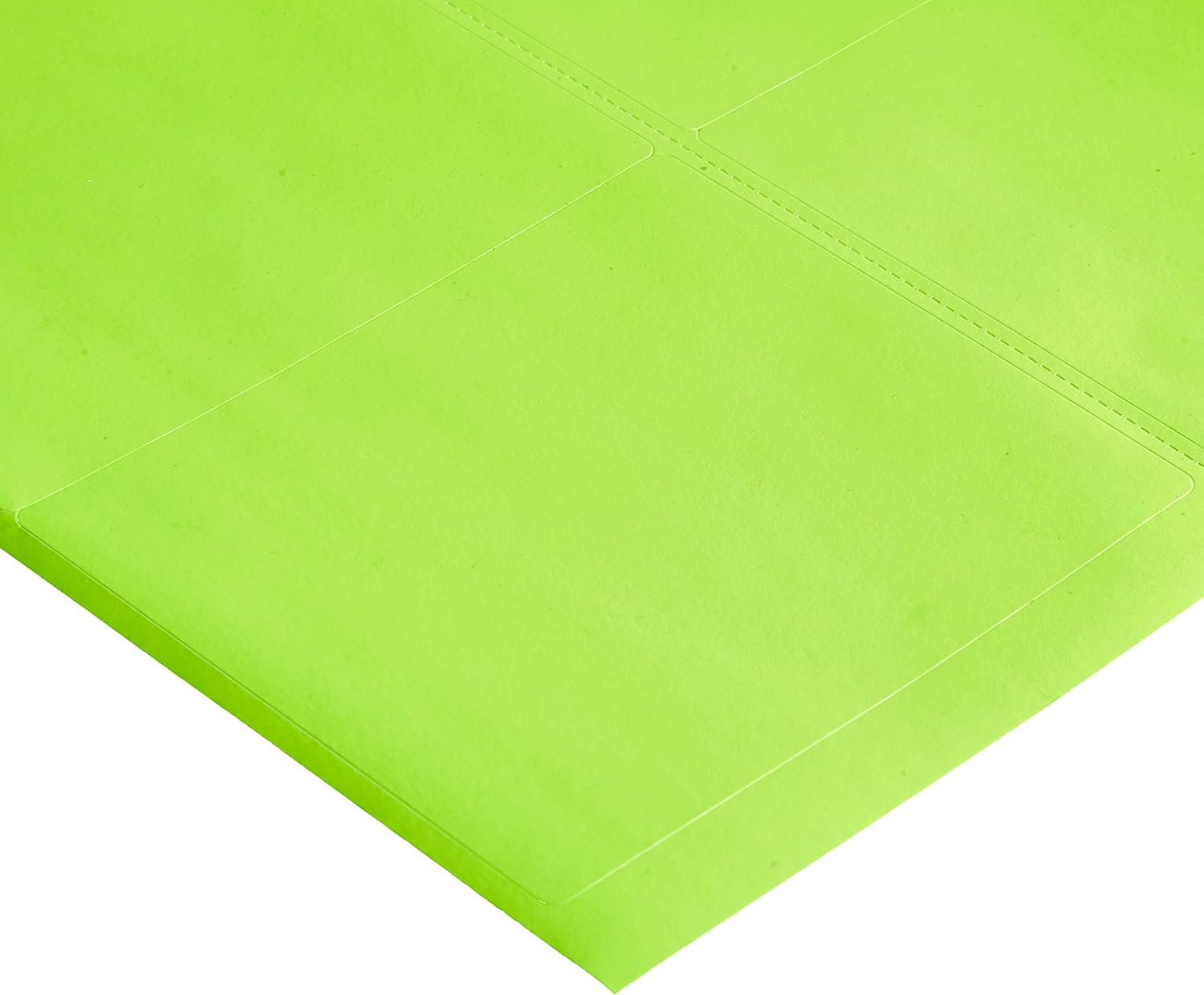 Compulabel Fluorescent Yellow Address Labels, 4” x 3-1/3”, Laser Printer Labels, Permanent Adhesive, 6 per Sheet, 600 Labels per Carton
