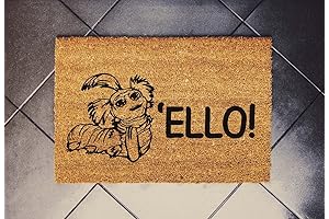Labyrinth Film Worm Ello Cup of Tea Quote Welcome Mat