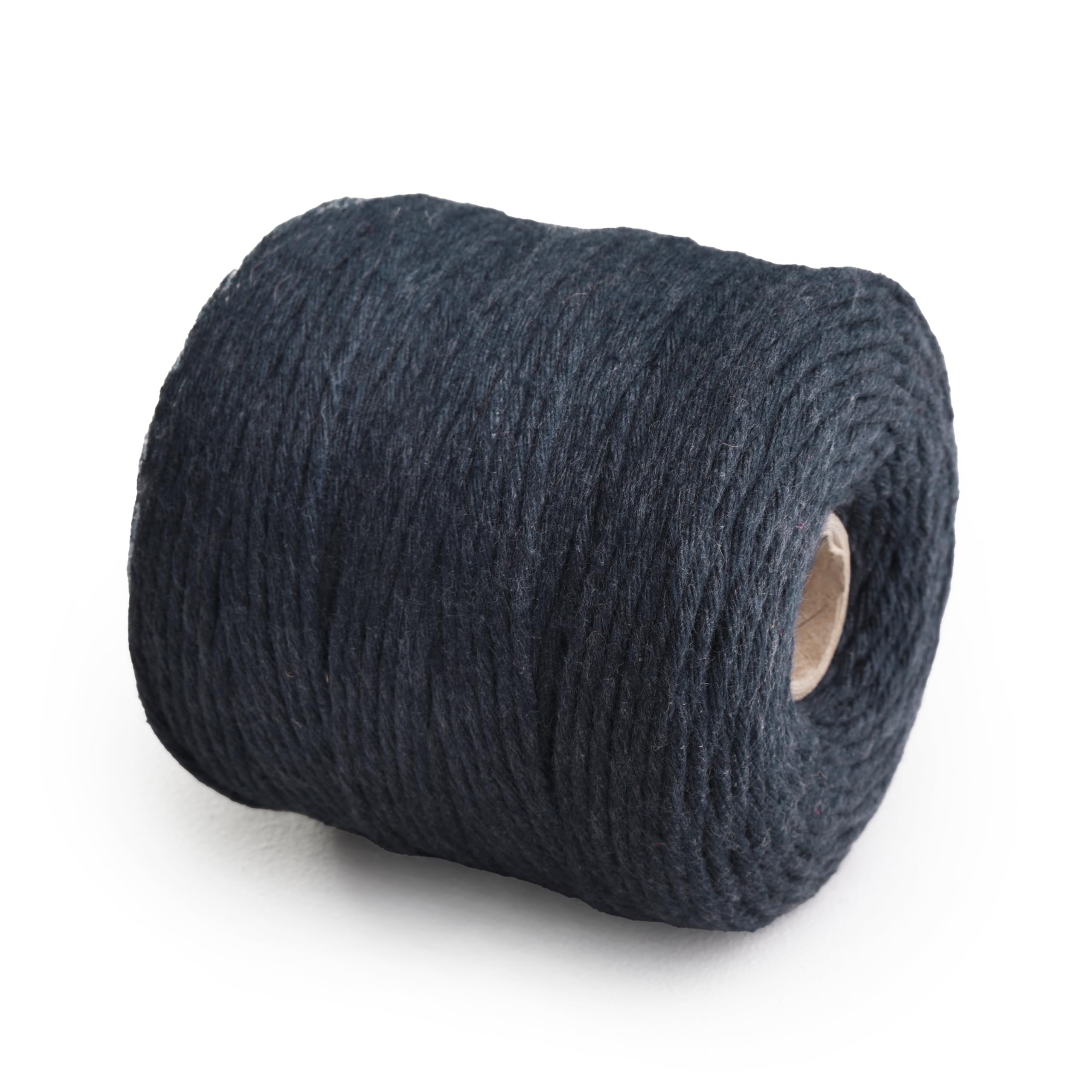 29 Colors 3mm Braided Macrame 100% Cotton Cord Crafting, Jewelry Making & Rustic Home Décor String Rope Craft Project DIY Supply Soft Nartural Knotting Boho Decor Knitting (Dark blue, 100m)