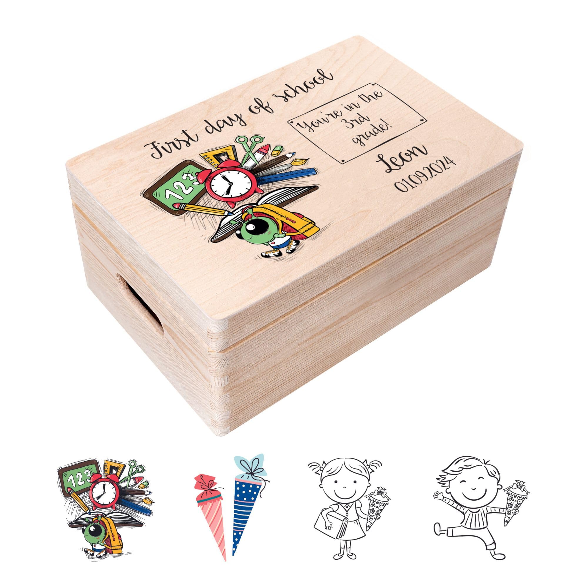 Creative Deco Personalised First Day of School Gift | Starting School Gifts — image 1