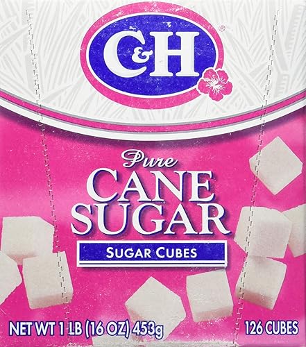CH Sugar Cubes 126 unidades caja de 16 onzas paquete de 4