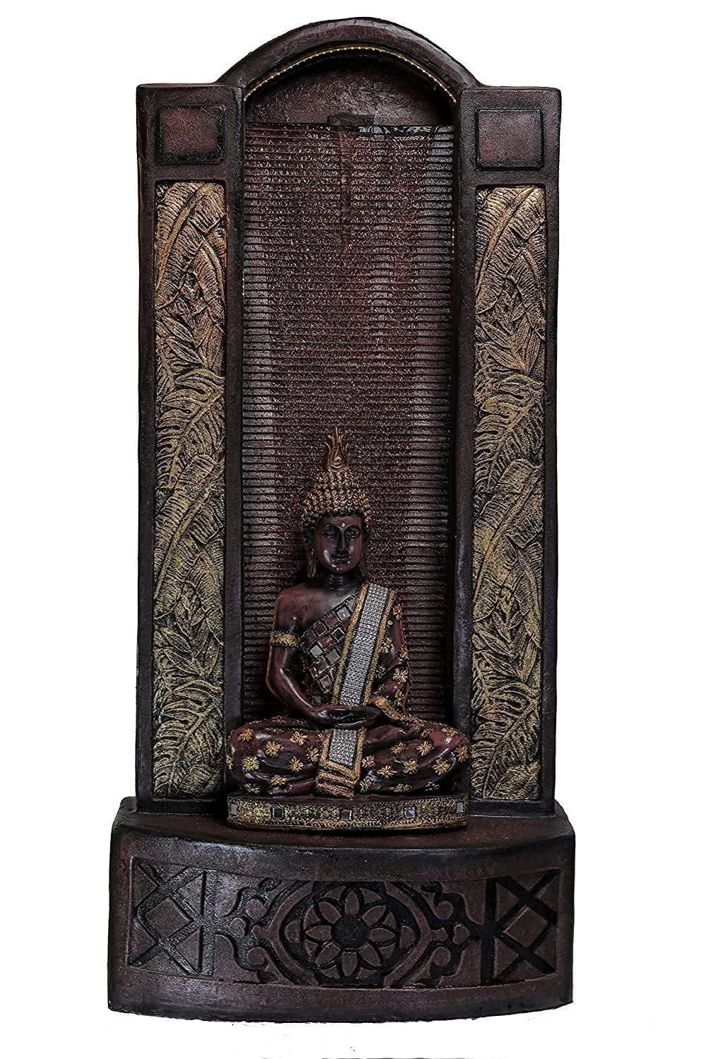 Swarnhouse 4ft Buddha Water Fountain for Home, Office, Garden Decor, Housewarming Item, Home Decor Water Fountain Indoor (Article 5) - Image 2 thumbnail