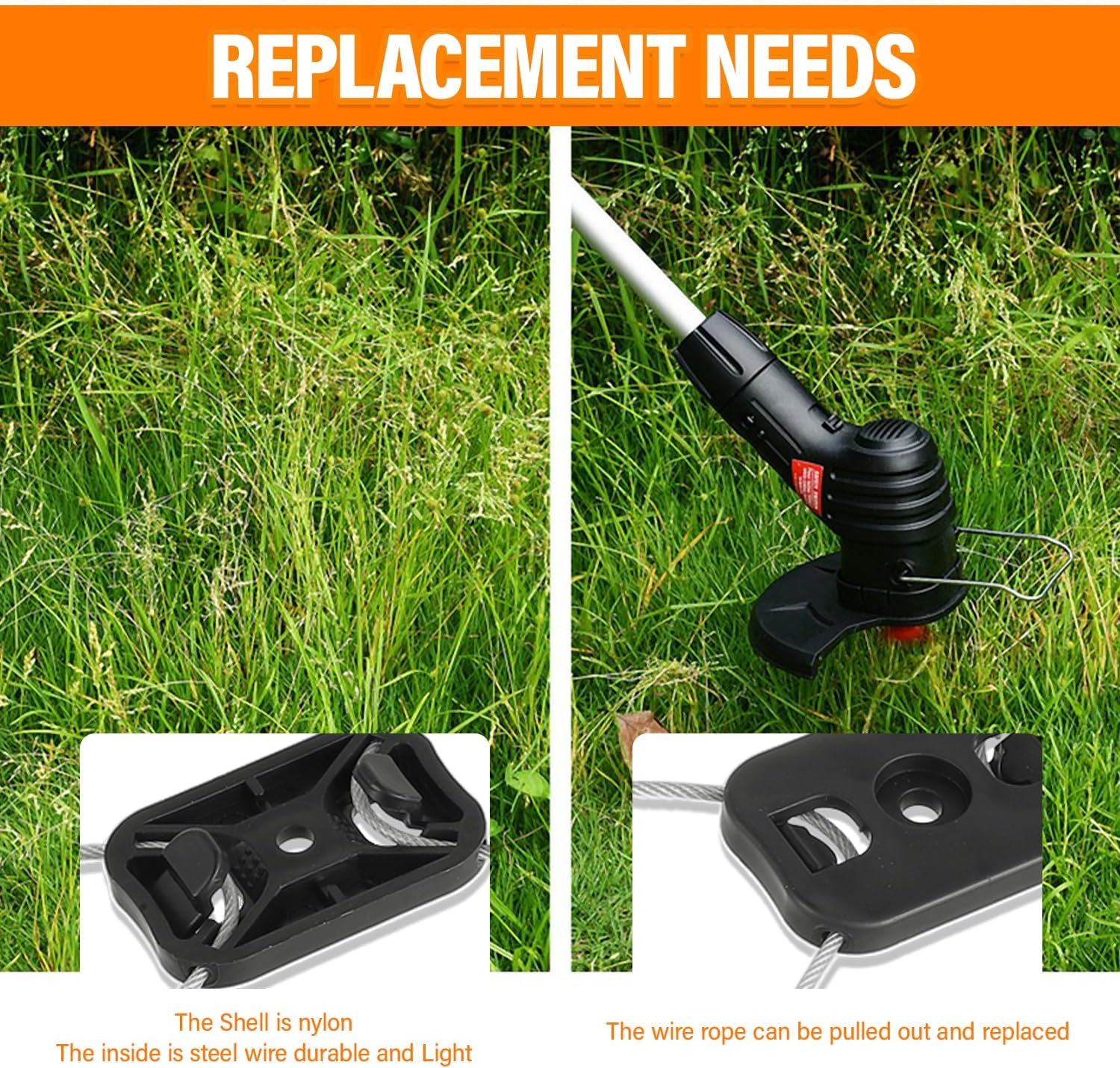 0.2inch/ 5mm String Trimmer Head Electric Weed Trimmer Blade image 3