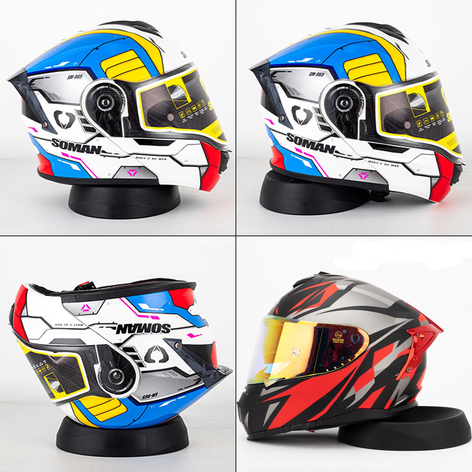 casco da moto, supporto universale per casco, per casa e negozi