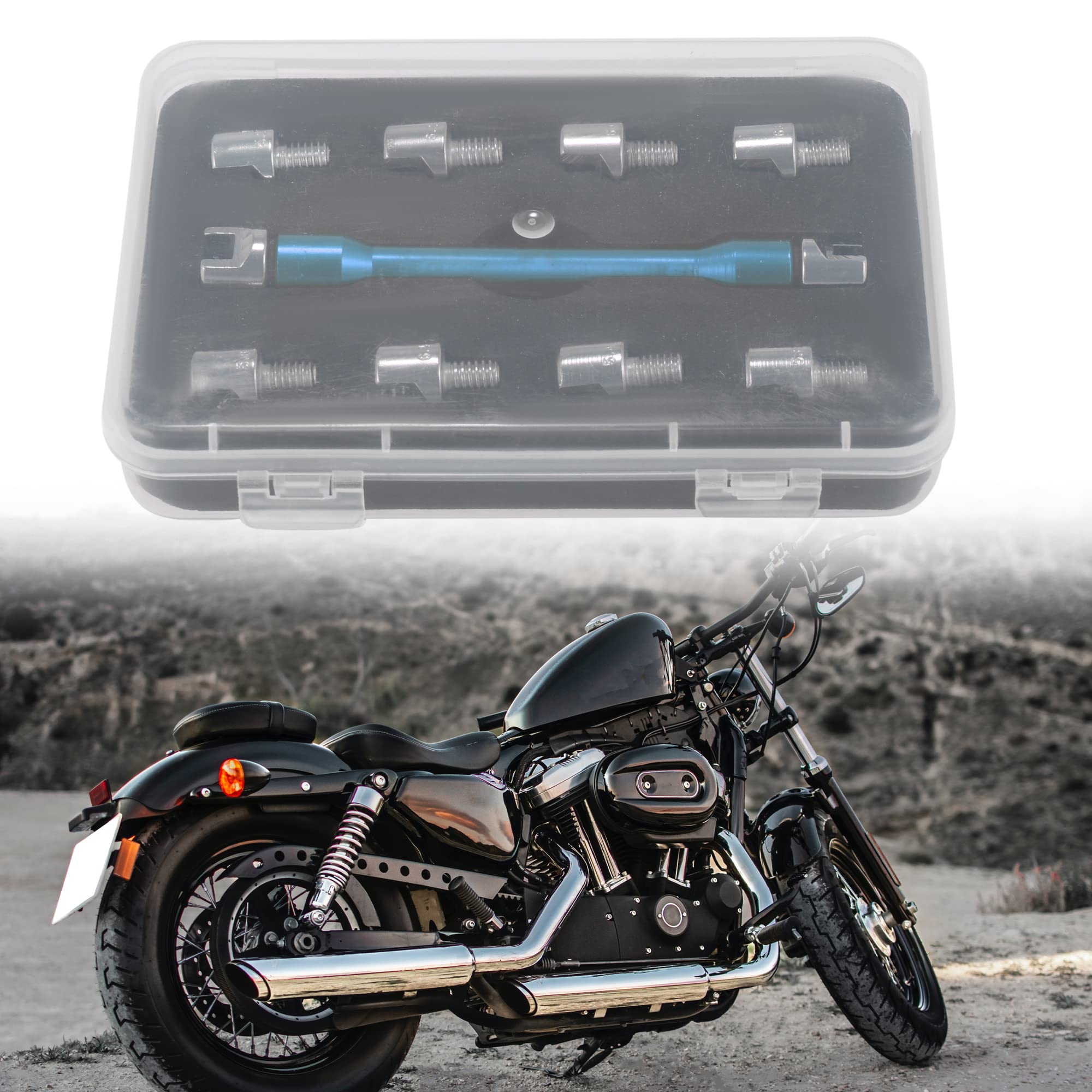 Clé à Rayons 6-en-1 Pour Moto Et Vélo – Outil De Réparation Multi-tailles, Compact Et Solide
