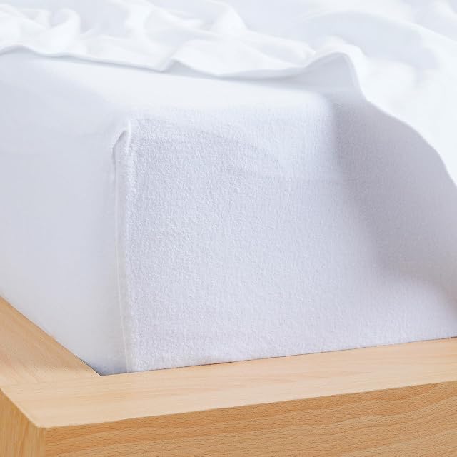 Sheet Story 100% Brushed Cotton Flannelette Super King Fitted Sheet - 41cm Deep, Super Soft, Cosy, Hypoallergenic Superking Fitted Sheet - Super King Size Fitted Sheets - Flannelette Fitted Sheet Only