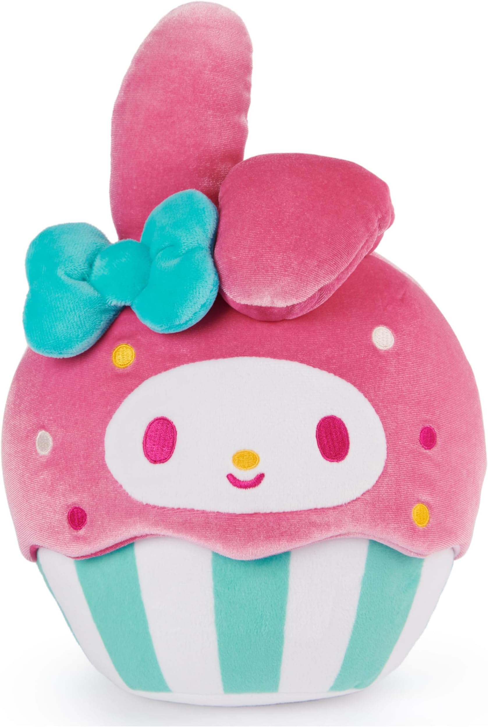 – GUND Sanrio Hello Kitty and Friends My Melody Cupcake Plush, Stuffed Animal for Ages 1 and Up, Pink/White, 8”