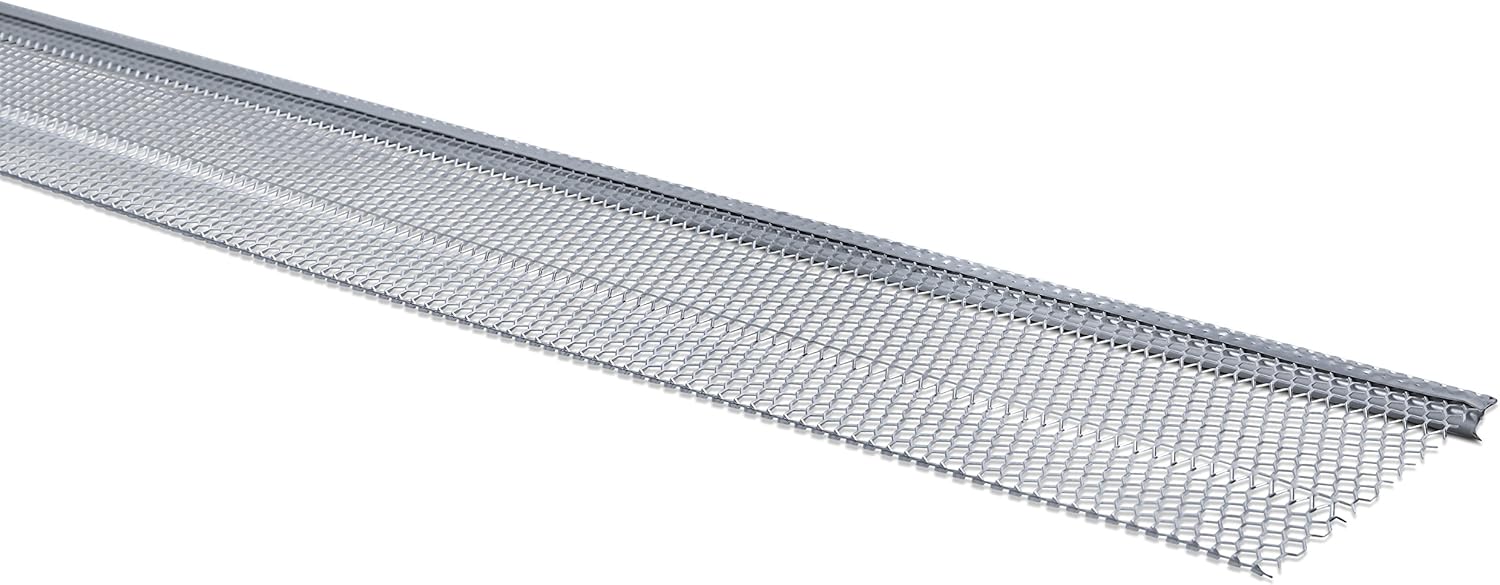 🔥 Crazy Deals Ultimate Rain Gutter Guard by Gutter&Drain |Ridged Mesh for Extra Protection | Premium Anti-Leaf Gutter Cover Prevents Clogged Downspouts | Easy DIY Installation & Weatherproof Design | 5”(100ft)