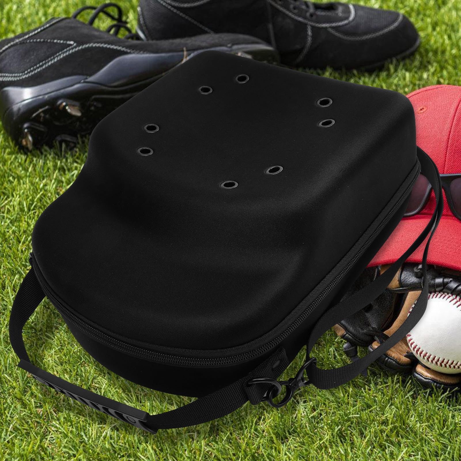 Custodia Rigida in Eva per Cappelli da Baseball Porta Cappelli da Viaggio Leggera e Pratica Design Semplice e Resistente per Trasportare Durante i Viaggi