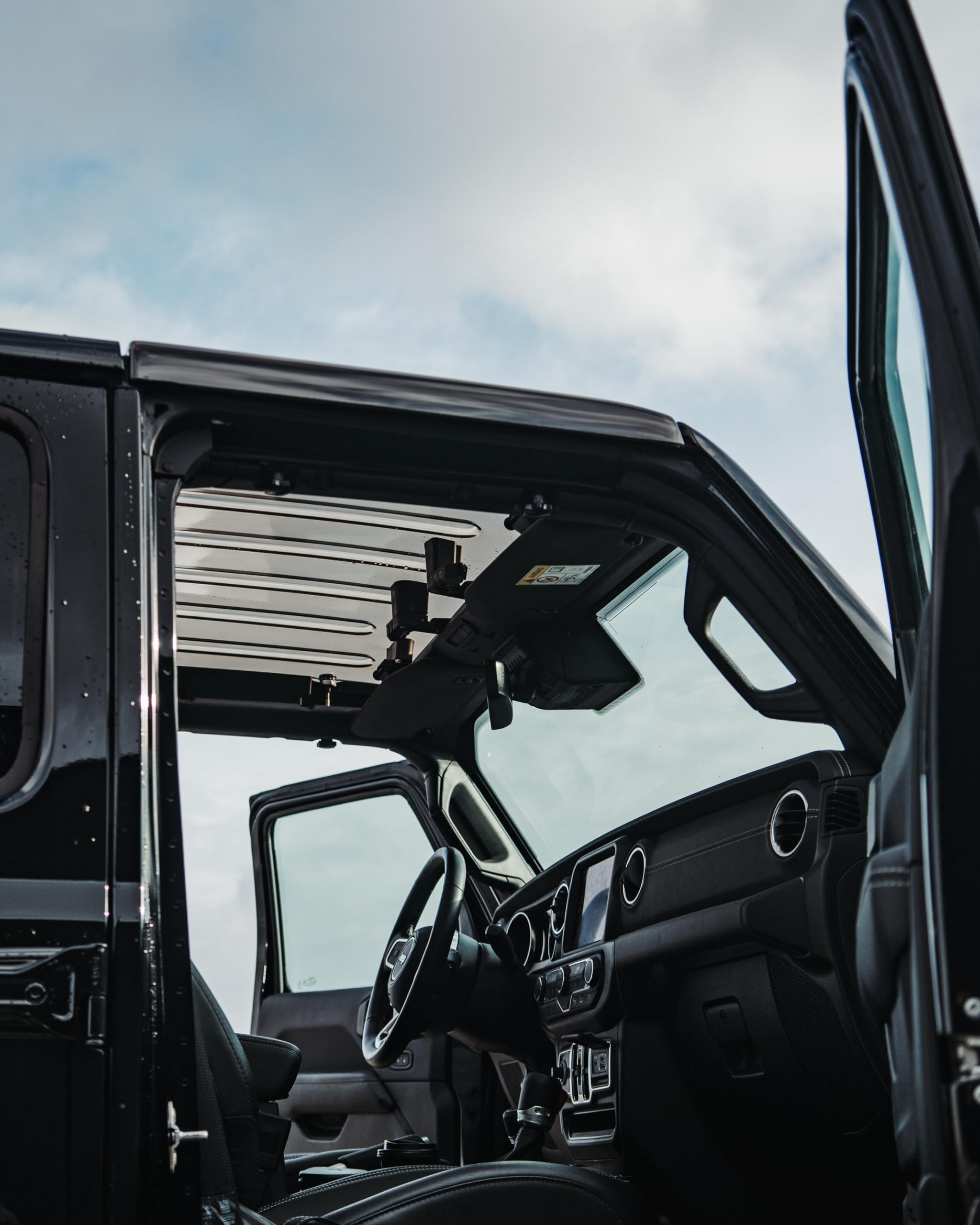Techo Panorámico Transparente Compatible con Jeep Wrangler JL Gladiator JT - Protección UV - Panel Translúcido Resistente