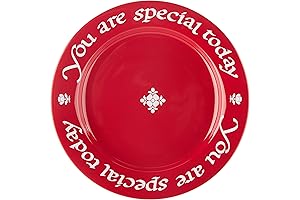 Plate, Limited Edition You Are Special Today Cherry Red Plate