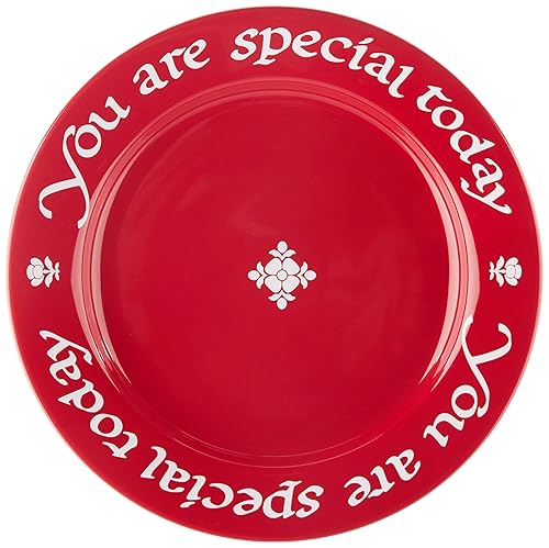 Plate, You Are Special Today Cherry Red Plate