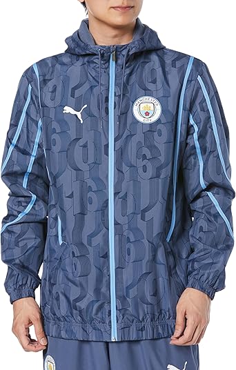 ウェア Puma Manchester City Windbreaker S 2023-24 Manchester City Puma Windbreaker Jacket (S)